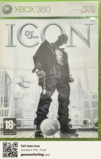 Def Jam: Icon Xbox 360, PAL box front