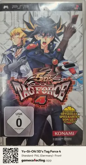 Yu-Gi-Oh! 5D's Tag Force 4 PlayStation Portable, Germany box front
