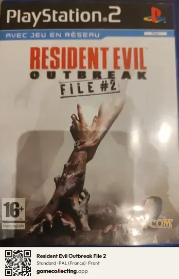 Resident Evil Outbreak File 2 PlayStation 2, France box front