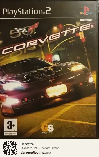Corvette PlayStation 2, France box front