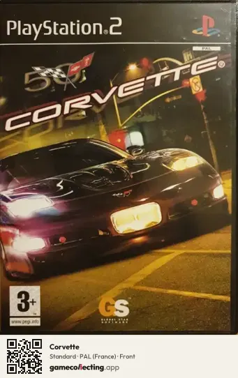 Corvette PlayStation 2, France box front