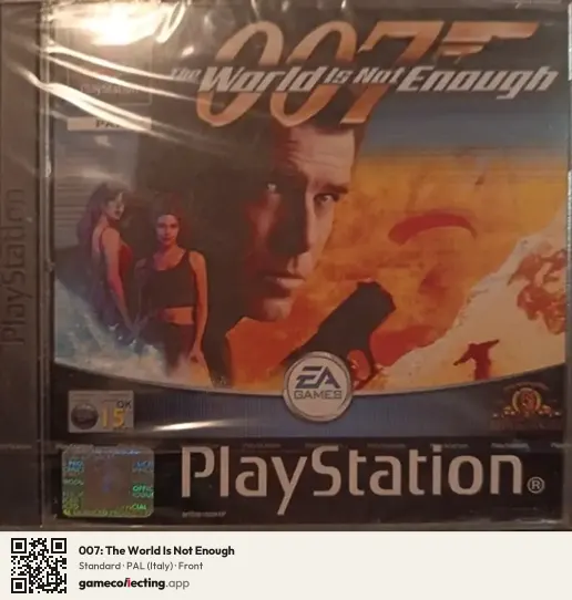 007: The World Is Not Enough PlayStation, Italy box front