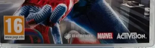 The Amazing Spider-Man, the PEGI square on its front