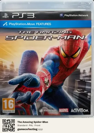 The Amazing Spider-Man PlayStation 3, PAL box front