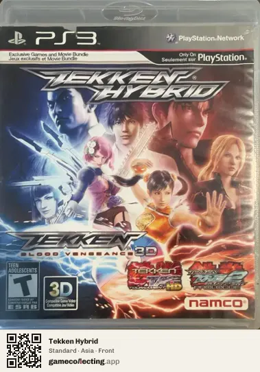 Tekken Hybrid PlayStation 3, Asia box front