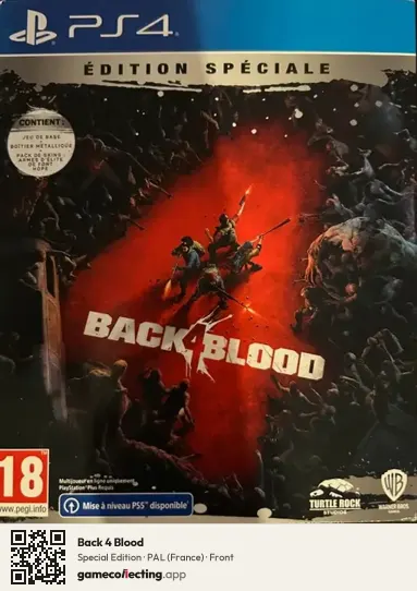 Back 4 Blood PlayStation 4, France box front