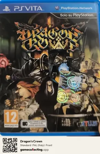 Dragon's Crown PlayStation Vita, Italy box front