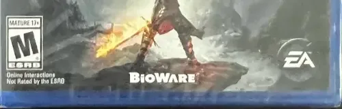 Dragon Age: Inquisition, the ESRB box on its front