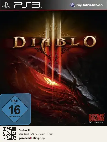 Diablo III PlayStation 3, Germany box front