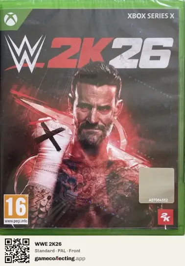 WWE 2K26 Xbox Series X, PAL box front