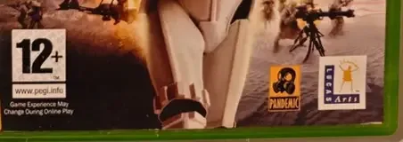 Star Wars: Battlefront, the PEGI square on its front