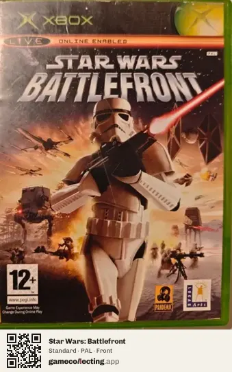 Star Wars: Battlefront Xbox, PAL box front