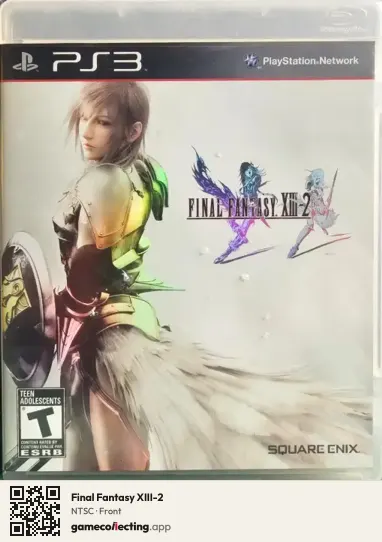 Final Fantasy XIII-2 PlayStation 3, NTSC box front
