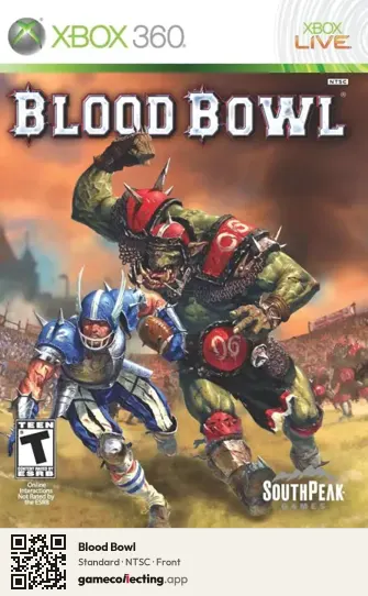 Blood Bowl Xbox 360, NTSC box front