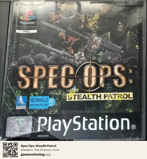 Spec Ops: Stealth Patrol PlayStation, France box front