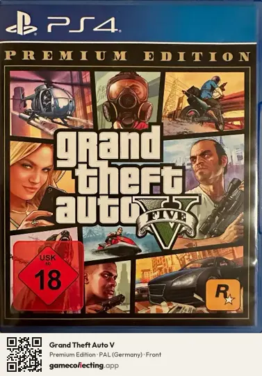 Grand Theft Auto V PlayStation 4, Germany box front