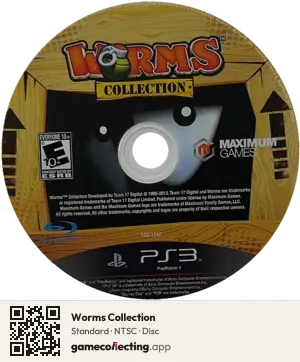 Worms Collection PlayStation 3, NTSC disc