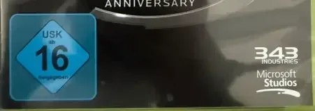 Halo: Combat Evolved Anniversary, the USK square on its front