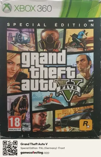 Grand Theft Auto V Xbox 360, Germany box front