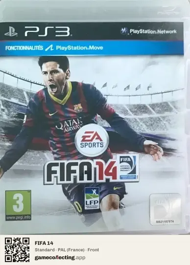 FIFA 14 PlayStation 3, France box front