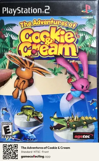 The Adventures of Cookie & Cream PlayStation 2, NTSC box front