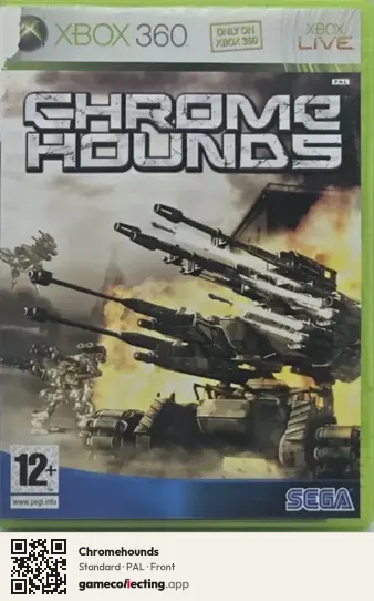 Chromehounds Xbox 360, PAL box front