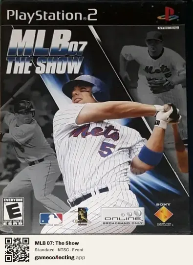 MLB 07: The Show PlayStation 2, NTSC box front