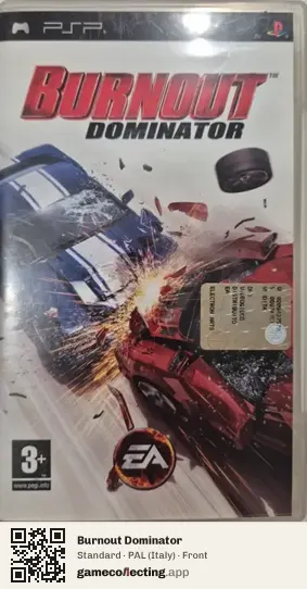 Burnout Dominator PlayStation Portable, Italy box front