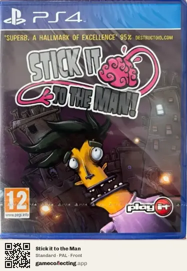 Stick it to the Man PlayStation 4, PAL box front