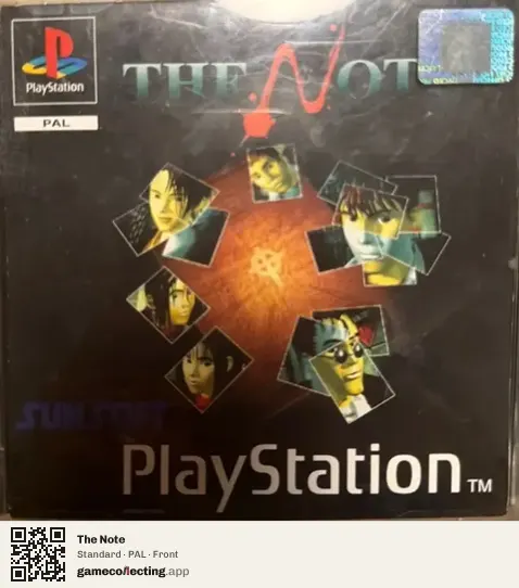 The Note PlayStation, PAL box front