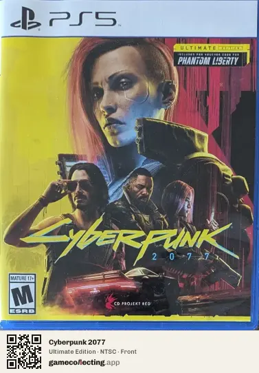 Cyberpunk 2077 PlayStation 5, NTSC box front