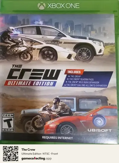 The Crew Xbox One, NTSC box front