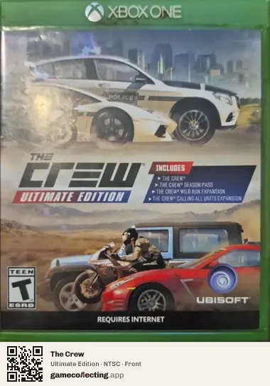 The Crew Xbox One, NTSC box front