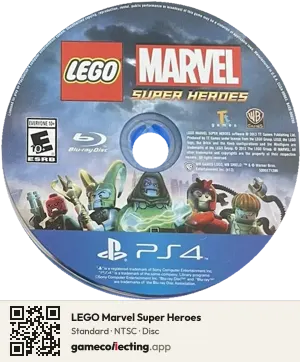 LEGO Marvel Super Heroes PlayStation 4, NTSC disc