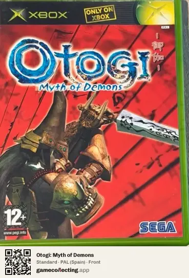 Otogi: Myth of Demons Xbox, Spain box front