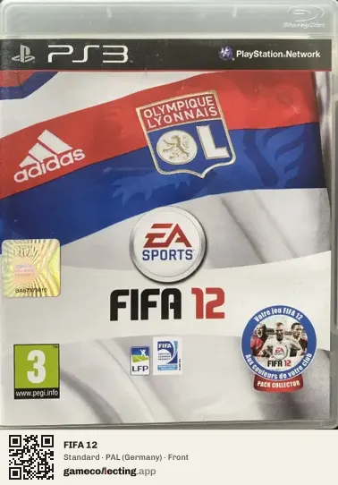 FIFA 12 PlayStation 3, Germany box front