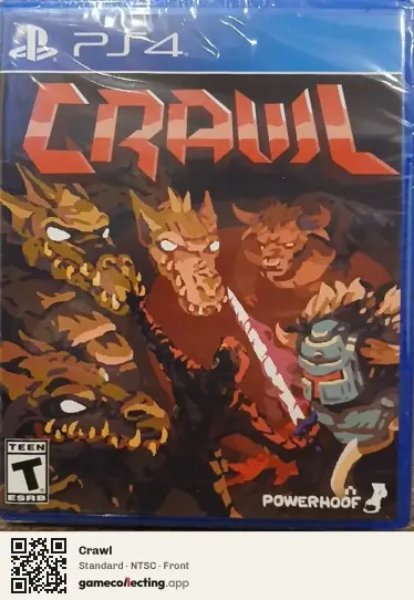 Crawl PlayStation 4, NTSC box front