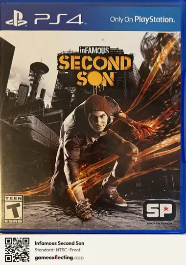 Infamous Second Son PlayStation 4, NTSC box front
