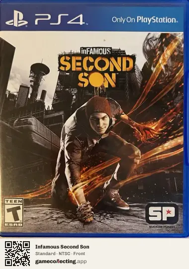 Infamous Second Son PlayStation 4, NTSC box front