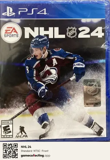 NHL 24 PlayStation 4, NTSC box front