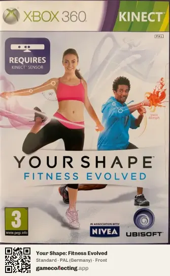 Your Shape: Fitness Evolved Xbox 360, Germany box front
