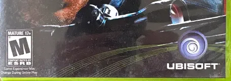 Far Cry Instincts: Predator, the ESRB box on its front