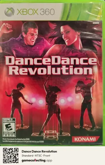 Dance Dance Revolution Xbox 360, NTSC box front