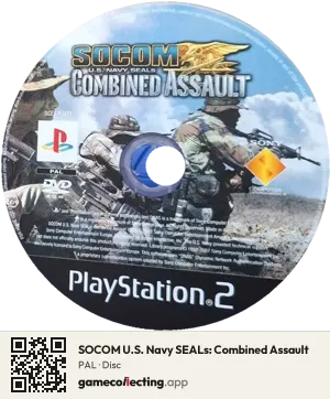 SOCOM U.S. Navy SEALs: Combined Assault PlayStation 2, PAL disc