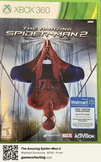 The Amazing Spider-Man 2 Xbox 360, NTSC box front