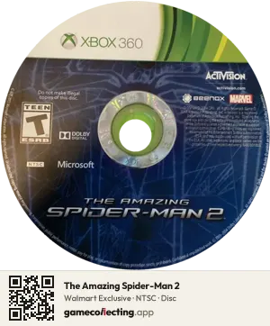 The Amazing Spider-Man 2 Xbox 360, NTSC disc