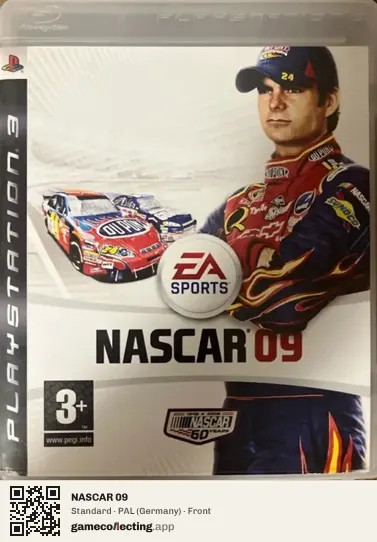 NASCAR 09 PlayStation 3, Germany box front