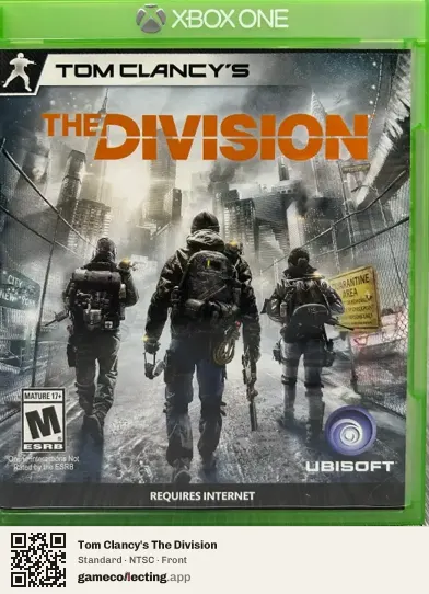 Tom Clancy's The Division Xbox One, NTSC box front