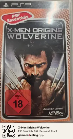 X-Men Origins: Wolverine PlayStation Portable, Germany box front