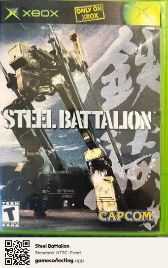 Steel Battalion Xbox, NTSC box front